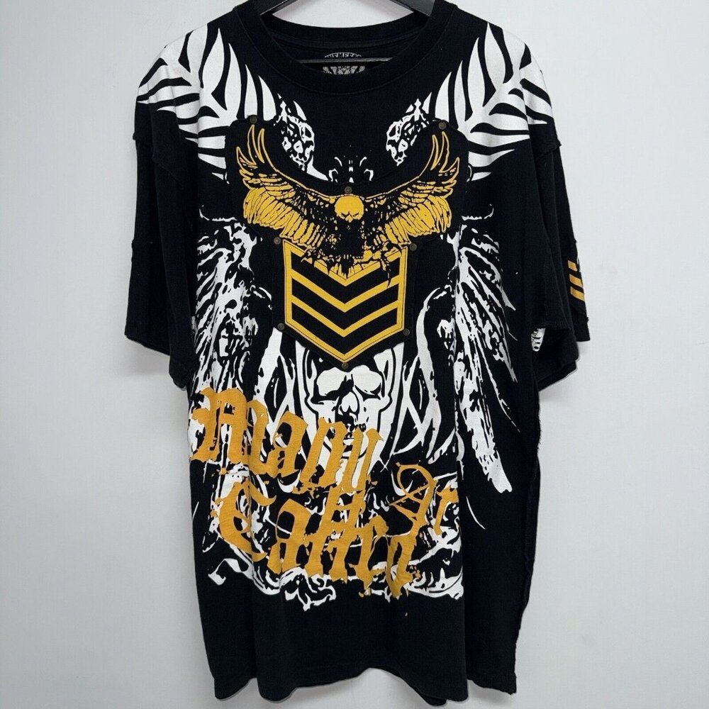 VINTAGE Give Me Face Shirt Mens 2XL XXL Black Streetwear Y2K Hip Hop Rap Graphic